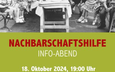 Info-Abend am 18.10.2024: Nachbarschaftshilfe