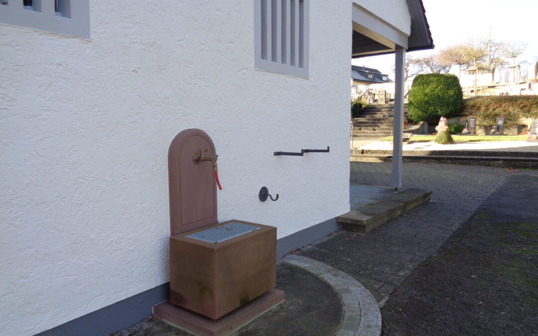 Wasserstellen auf den Friedhöfen derzeit noch geschlossen