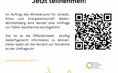 Landesweite Umfrage zur Tiefengeothermie – Ihre Meinung ist gefragt