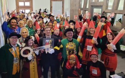 Narren kommen zum „Streichkonzert“