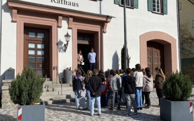 Besuch der Klasse 4a im Rathaus Dietingen