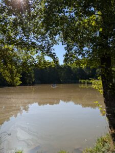 Aquamontec-Anlage im Tal-See