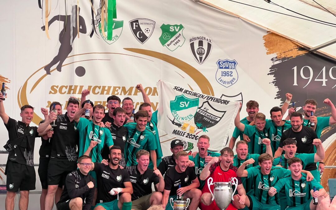 Herzlichen Glückwunsch zum Gewinn des ersten „Schlichempokal-4-Dörferturniers“